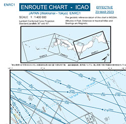 ENRC1/3 ENROUTE CHART(エンルートチャート)　2024年3月発行