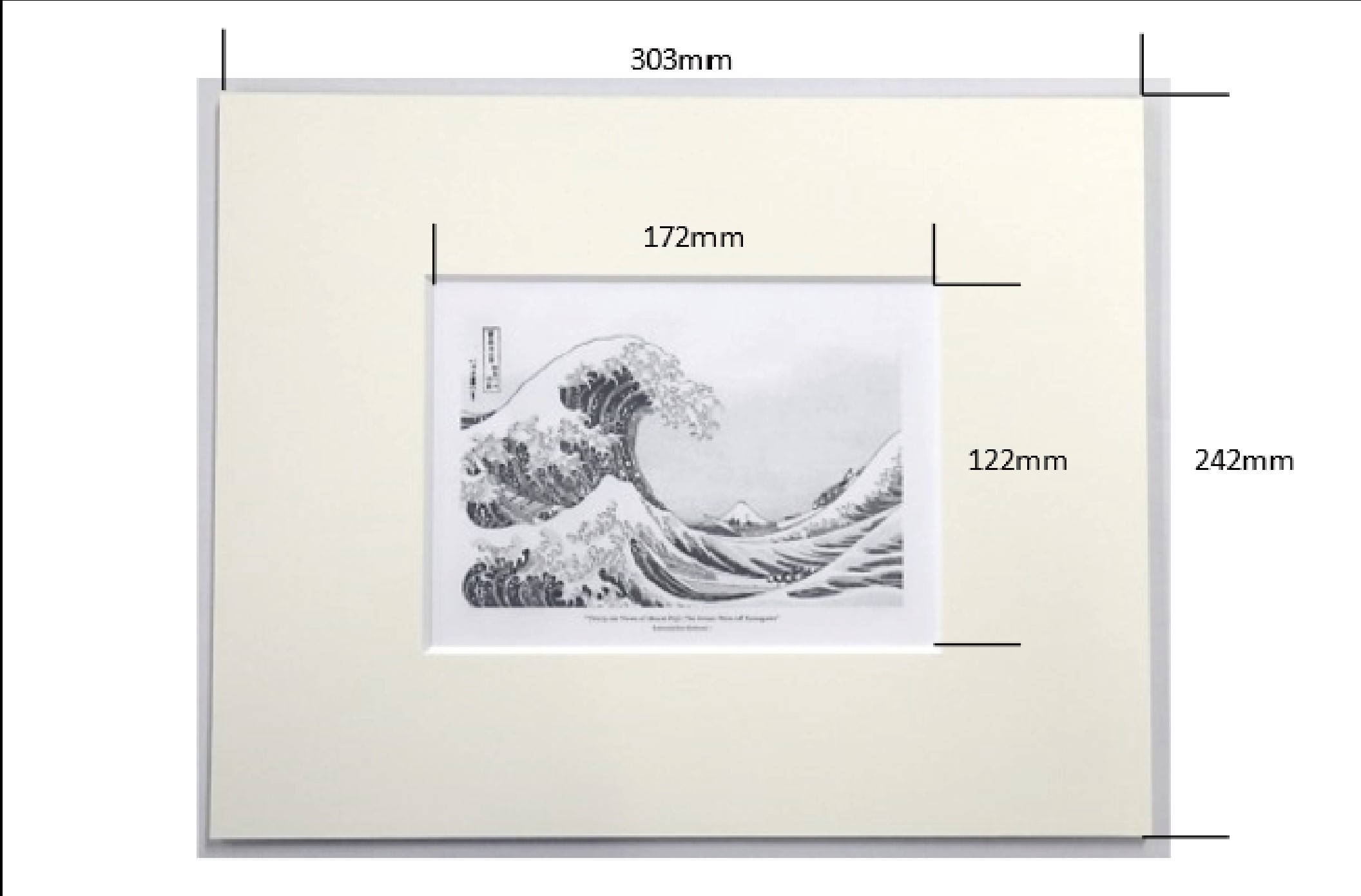 期間限定販売　【凹版画】／額縁あり】　富嶽三十六景「神奈川沖浪裏」　　　※受注生産品・キャンセル不可（支払いはクレジットカード決済のみとなります）