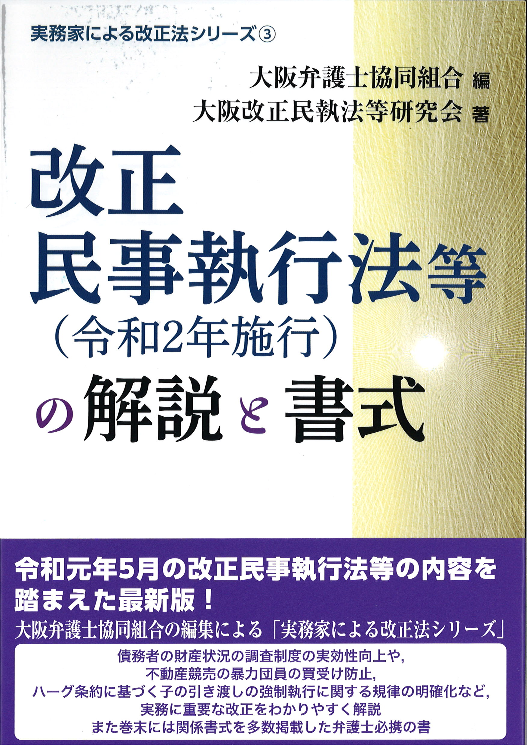 改正民事執行法等（令和２年施行）の解説と書式　　実務家による改正法シリーズ３