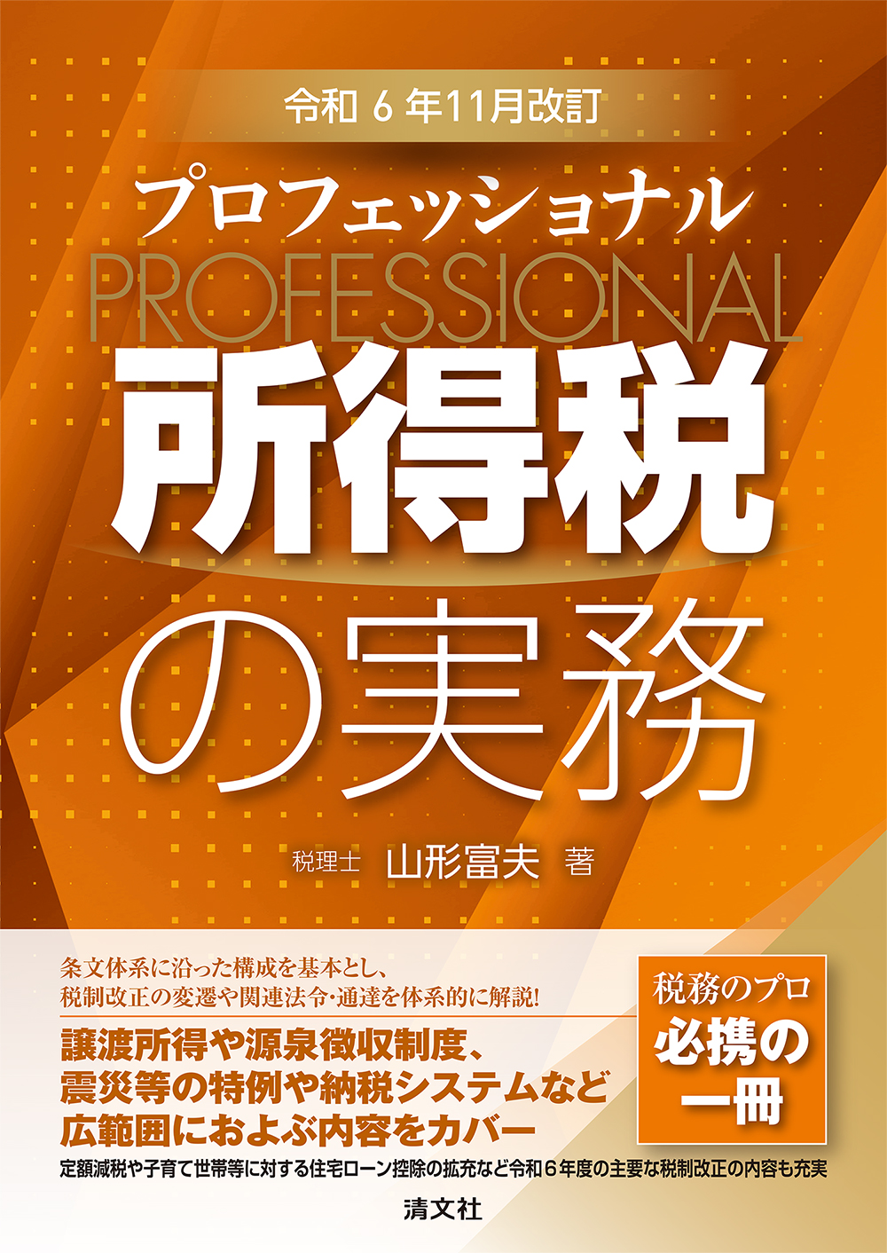 プロフェッショナル 所得税の実務　令和６年11月改訂