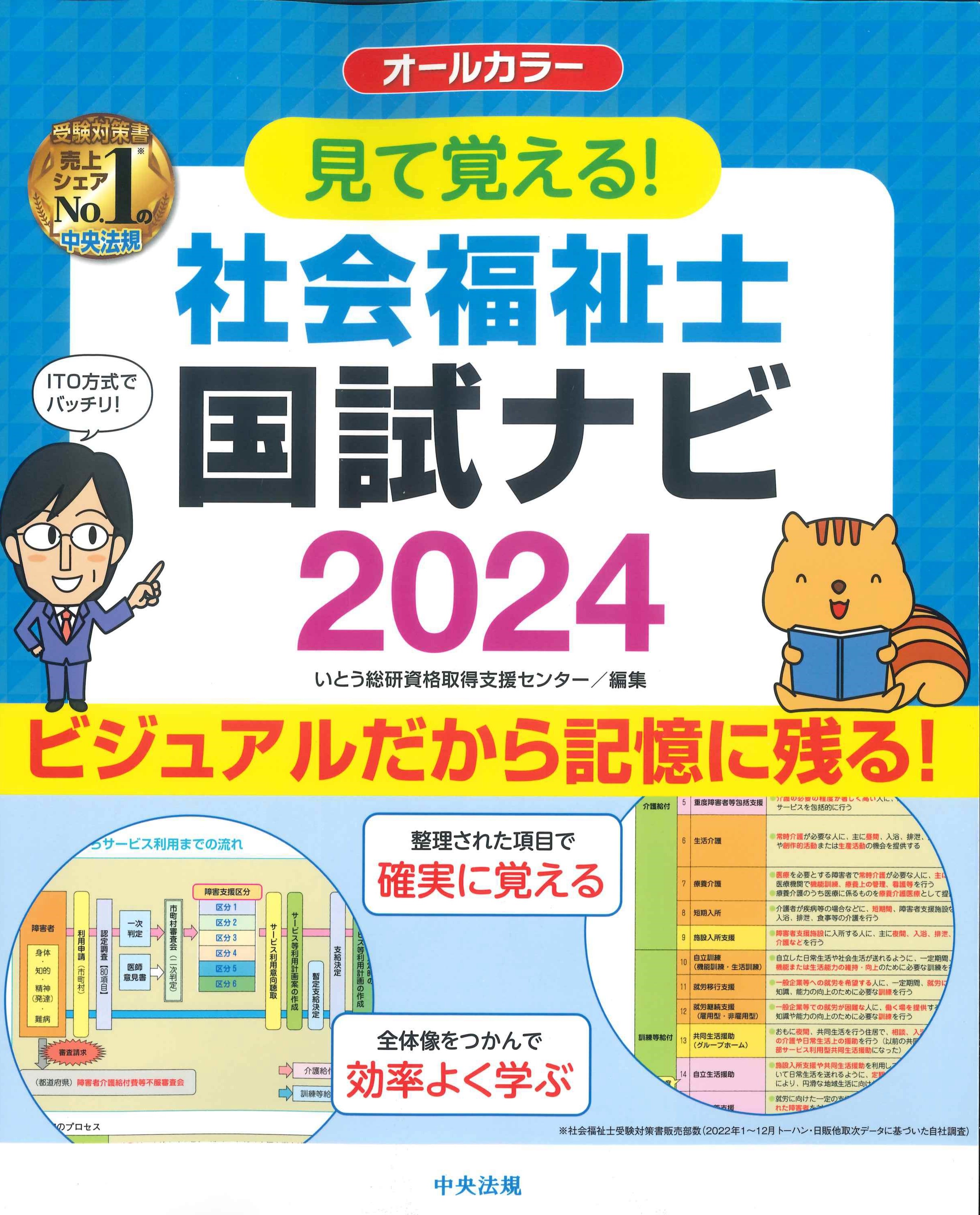 2024　見て覚える！社会福祉士国試ナビ　株式会社かんぽうかんぽうオンラインブックストア